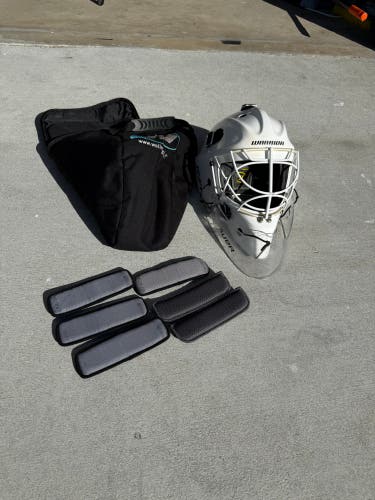 Senior Large Warrior R/F1 Goalie Mask (Used)
