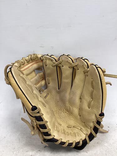 Used Wilson A1000 GLOVE BB/SB Glove RH Throw Tan 11" 11851-S000051789