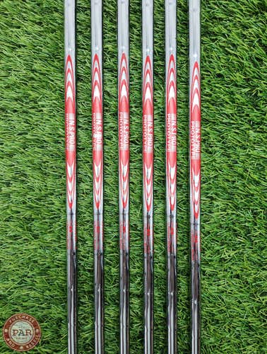 NIPPON NSPRO PROTOTYPE SYSTEM 5 IRON SHAFT SET EXTRA STIFF 120G .355 TIP VERYGOO