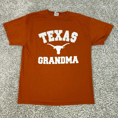 Texas Longhorns Shirt Mens Large Orange Grandma University NCAA College Football