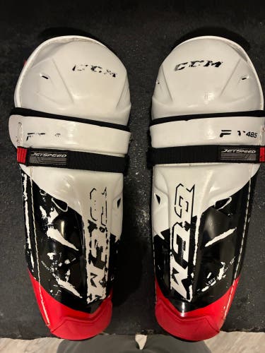 Junior CCM JetSpeed FT485 12" Shin Pads (Used)