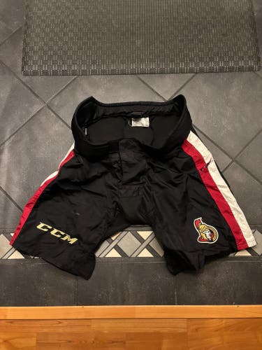 Black Large CCM PP9K Pant Shell Pro Stock Ottawa Senators (Used)