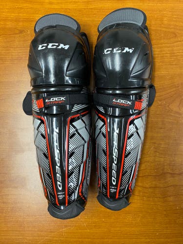 Senior CCM JetSpeed FT370 Shin Pads 13" (Used)