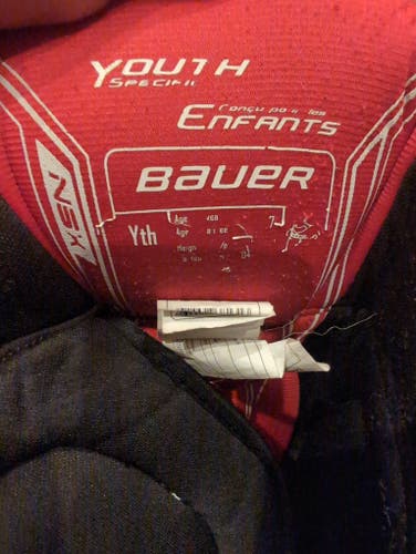 Used Bauer nsx pants size yth medium