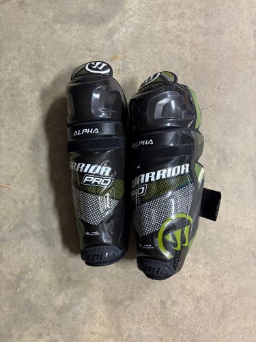 Senior Warrior Alpha LX Pro 14" Shin Pads Pro Stock (New)