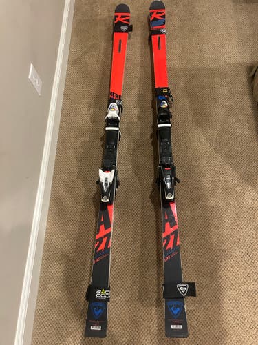 2019 Rossignol 185 cm Racing Hero Athlete GS Skis with Bindings Max DIN 15 Used (2 pairs!)