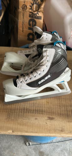 2014 Bauer Reactor 2000 Hockey Goalie Skates Extra Wide Width 8 (Used)