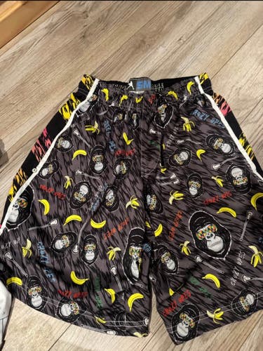 Lacrosse Unlimited Crazy Apes Small Men's Shorts (Used)