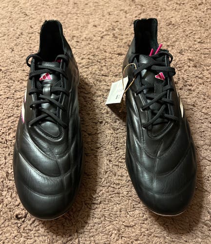 New Adidas COPA PURE.1 FG Black Pink HQ8904 Size 8.5