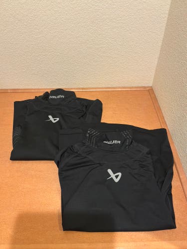 Bauer Neckprotect Long Sleeve Base Layer Top - Youth