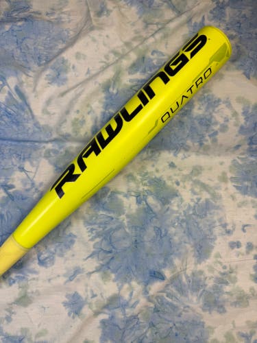 2017 Rawlings QUATRO GLOWSTICK Composite BBCOR 34in 31oz (-3)