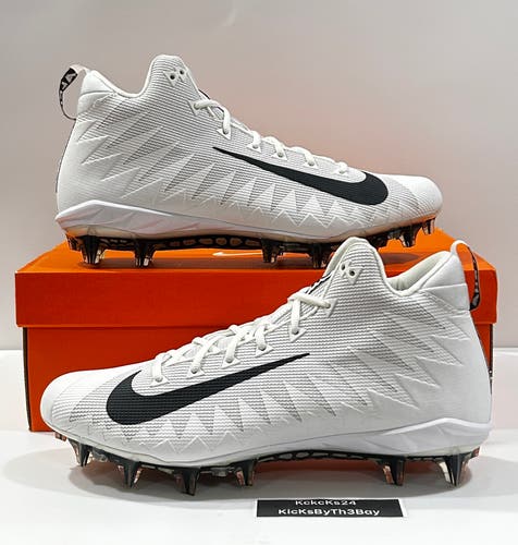 Size 14 Nike Alpha Menace Pro Football Cleats White 871451-101