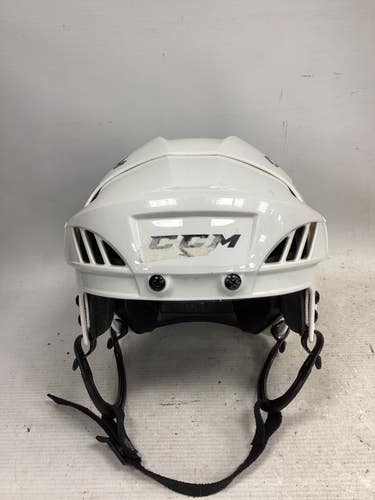 Used CCM FL40S Hockey Helmet Only White SM 11851-S000051724
