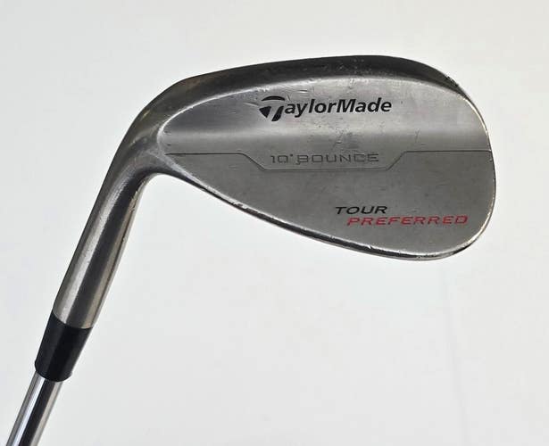 LEFT HAND Taylormade Tour Preferred Lob Wedge 58* / 10* Bounce / KBS Steel Wedge