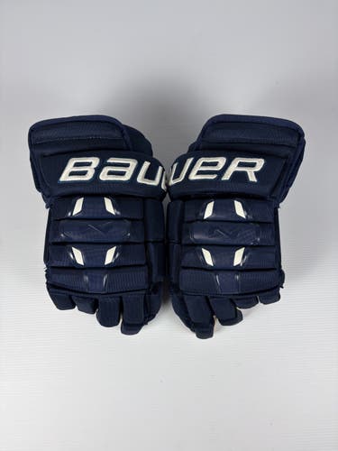 Like New 15" Bauer Nexus 2N Hockey Gloves - Navy