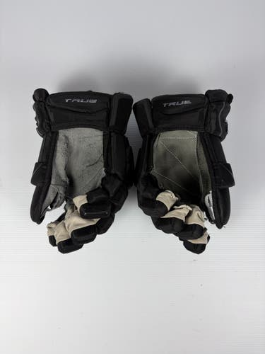 Used 14" True Catalyst 9x Pro Stock Hockey Gloves - Black