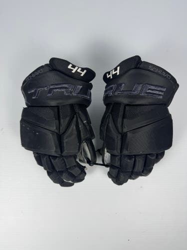 Used 14" True Catalyst 9x Pro Stock Hockey Gloves - Black