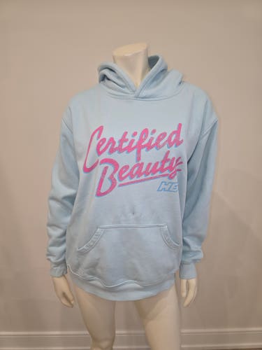 Hockey benders certified beauty baby Blue hoodie small