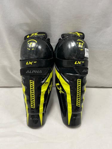 Used Warrior ALPHA LX40 Junior Shin Guards Black 12" 11490-S000277275