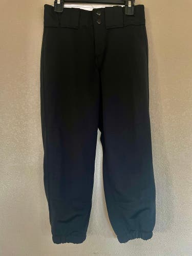 Black Women's Size 26 Adult Boombah Game Pants (Used)