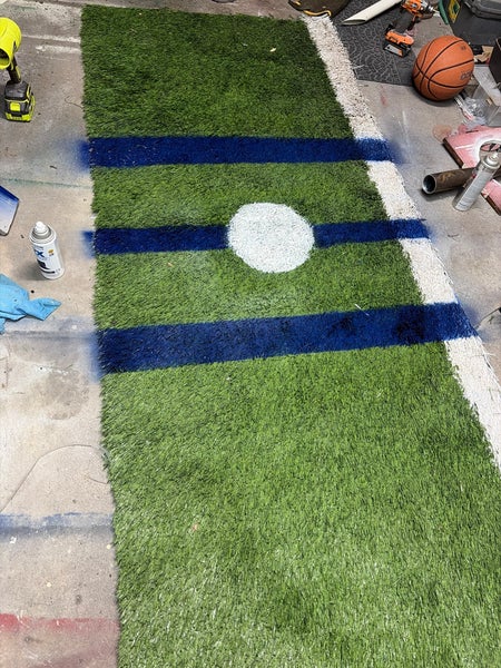 Youth Custom Home made Lacrosse Faceoff training mat/free 30” STX Hammer or Stallion SC Strong Shaft