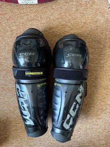 Senior CCM Tacks XF Pro 14" Shin Pads (Used)