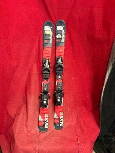 Jr Skis: Elan 100 cm All Mountain Skis With Elan Bindings (Used)