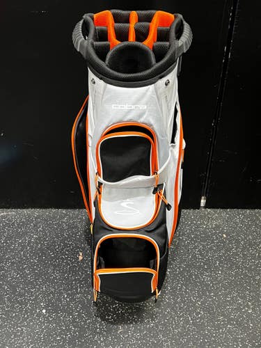 Used Cobra 14 WAY Mens Cart Bag Grey 11849-S000044045
