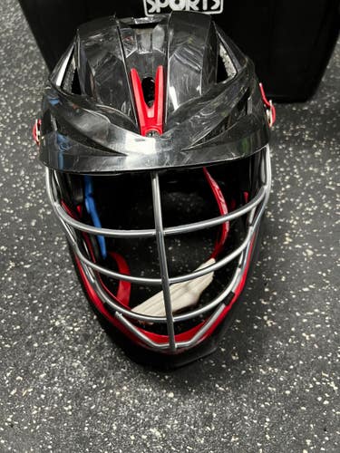Used Cascade XRS Lacrosse Helmet Black One Size 11849-S000044025
