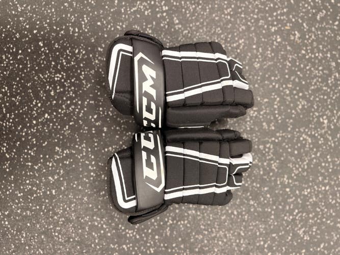 Used CCM 4R Senior Gloves Black 13" 11849-S000043982