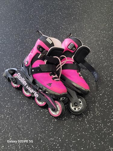 Used Rollerblade ADJUSTABLE Senior Rec Fitness Skates Pink Adjustable 11849-S000043960
