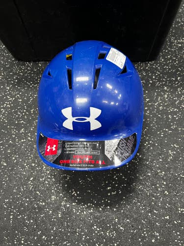 Used Under Armour CHARGED UABH2-110 Batting Helmet No Mask Royal Blue SM 11849-S000043932