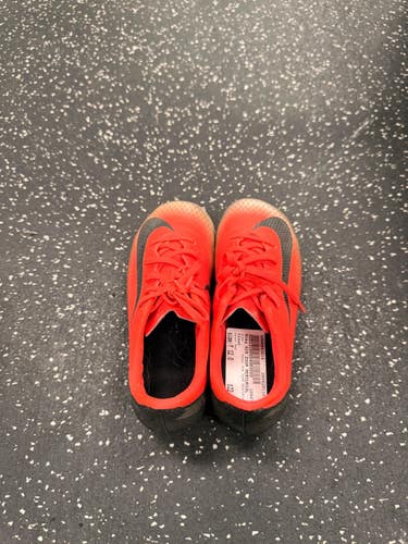 Used Nike AIR ZOOM MERCURIAL Soccer Cleats Red Youth 12.0 11849-S000043914