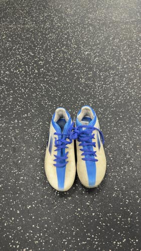 Used Adidas Soccer Cleats White Junior 01.5 11849-S000043903