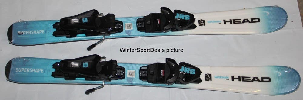NEW 2027 HEAD 87cm kids skis supershape team + adjustable 4.5 GW bindings JRS