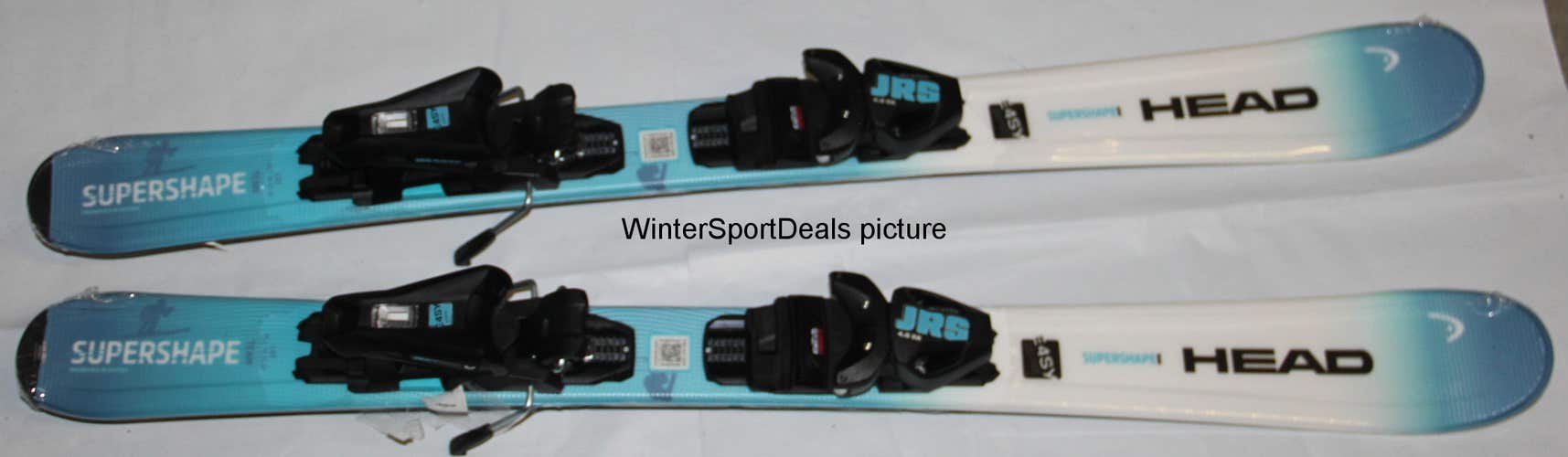 NEW 2027 HEAD 87cm kids skis supershape team + adjustable 4.5 GW bindings set