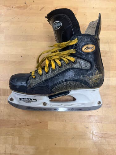 Mission Amp 3 Hockey Skates Size 9 USED