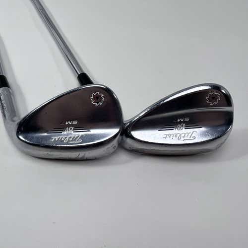Titleist Vokey SM7 Tour Chrome Wedge Set 56* 10 | 60* 10 SM7 Wedge Steel Mens RH