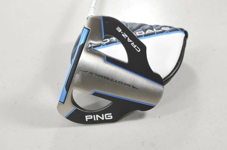 Ping Scottsdale Craz-E 2025 35" Putter RH Straight Steel with Cover #225702