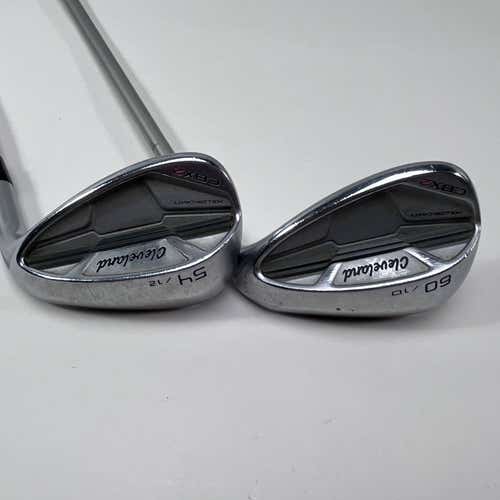 Cleveland CBX 2 Wedge Set 54* 12 | 60* 10 Mitsubishi OTi85 85g Regular RH