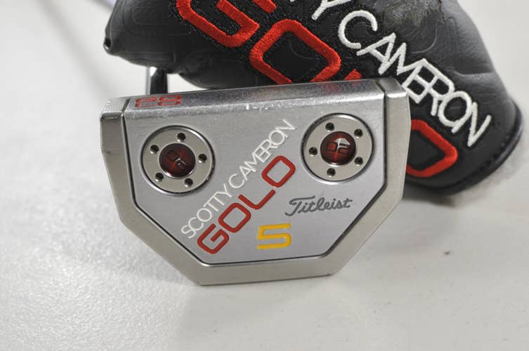 LEFT HANDED Titleist 2015 Scotty Cameron GOLO 5 34" Putter Steel #225946