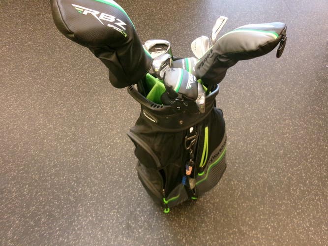 Used Taylormade RBZ SPEEDLITE Mens Complete Set RH 11 Piece 11339-S000206617