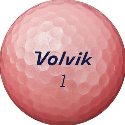 Volvik Solice Golf Balls (Metallic Pink, 3pk) 1 Sleeve NEW