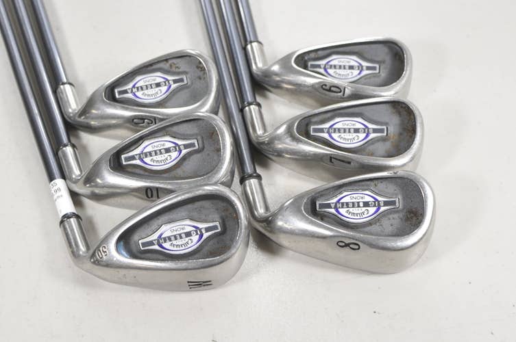 Callaway Big Bertha 2002 6-10,W Iron Set Ladies Flex RCH 65g Graphite #226235