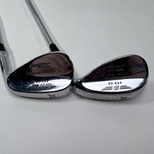 Titleist Vokey Chrome 200 Wedge Set 52* 8 | 58* 8 True Temper DG Wedge RH