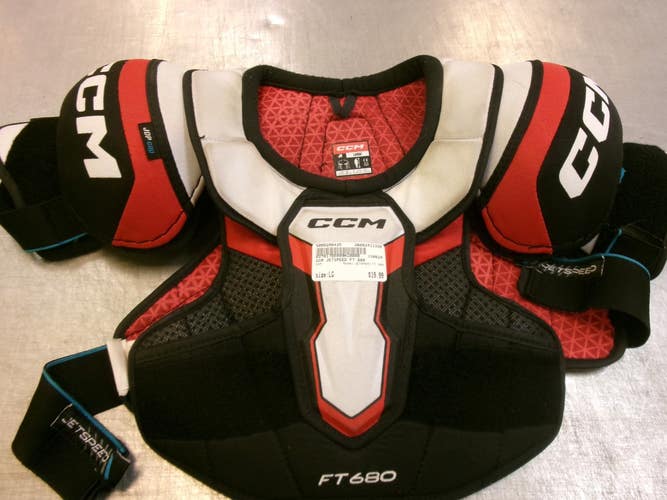 Used CCM JETSPEED FT 680 Junior Shoulder Pads LG 11339-S000206425