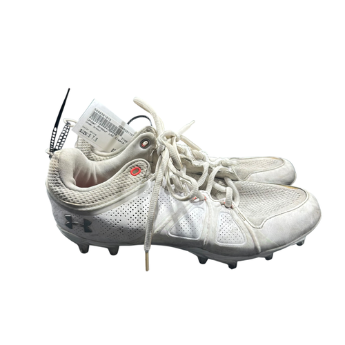 Used Under Armour LAX Cleats Womens White Senior 7.5 11375-S000381919
