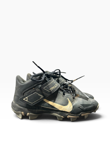 Used Nike TROUT BB/SB Cleats Black Junior 06 11375-S000381901