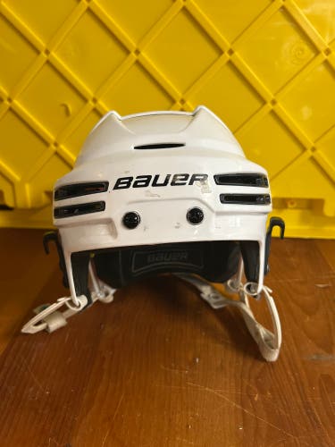 Small Bauer White Helmet
