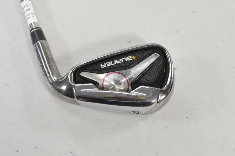 TaylorMade Burner 2009 Single 4 Iron Stiff Flex Right Steel #226147